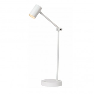 Lámpara de pie recargable LED Comet Blanca (3W) 