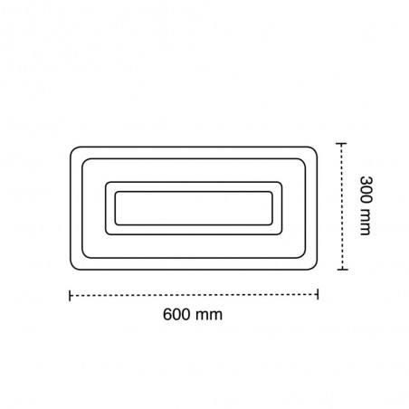 Plafón de techo LED Cryn 3CCT Smart (102W)