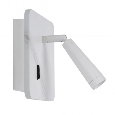 Aplique lector LED con interruptor y USB Oregon (4W)