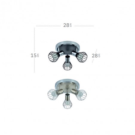 Plafón de techo Mateo