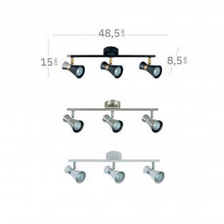 Regleta de techo Maximo (3 Luces)