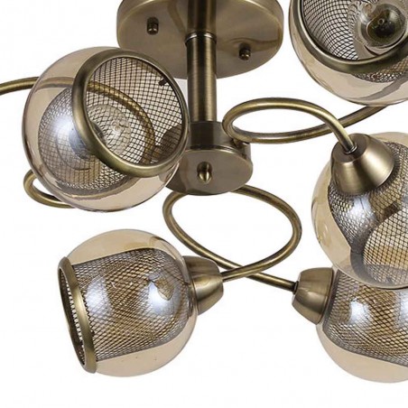 Plafón de techo Stanley (6 Luces)