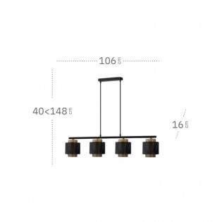 Lámpara de techo Kyoto
