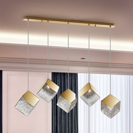 Lámpara colgante Priscila (5 luces)