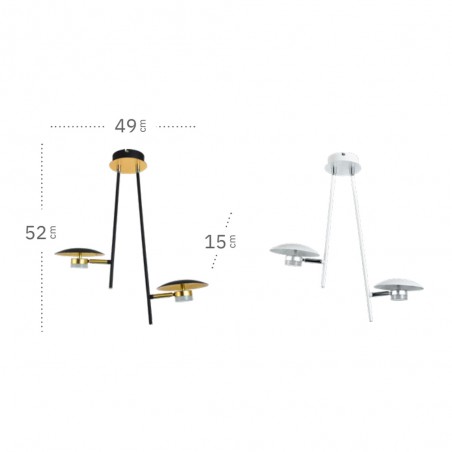 Lámpara colgante LED Ciudad Del Cabo (12W)