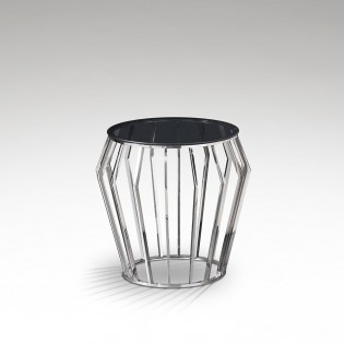 Mesa auxiliar Ciros Acero Brillo