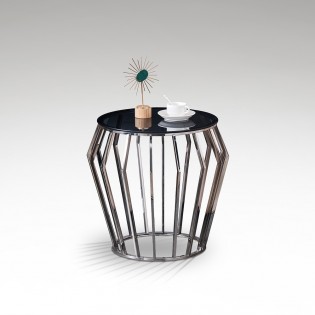 Mesa auxiliar Ciros Acero Brillo