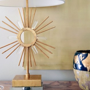 Lampara de mesa Sun King