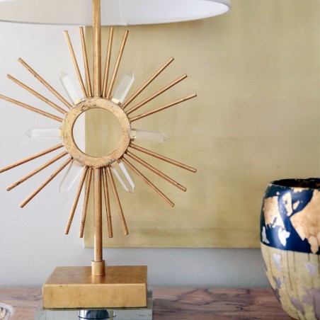 Lampara de mesa Sun King