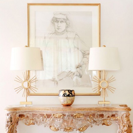 Lampara de mesa Sun King