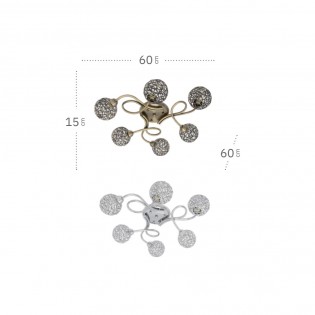 Plafón de techo Lyon (6 Luces)