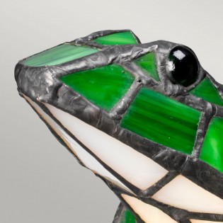 Lámpara de mesa Tiffany Frog