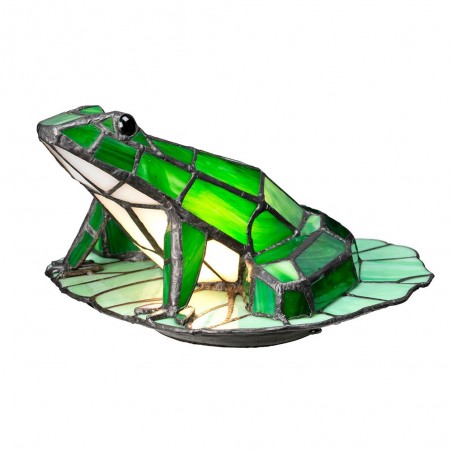 Lámpara de mesa Tiffany Frog