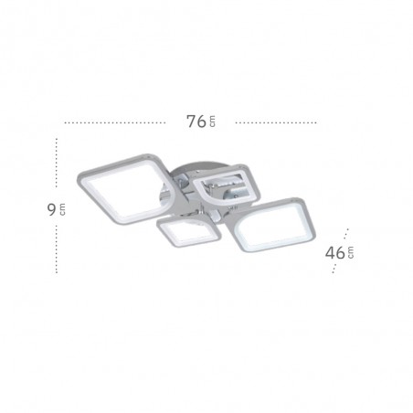 Plafón de techo LED Elara (86W)