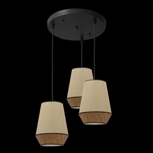 Lámpara colgante Campana (3 Luces)