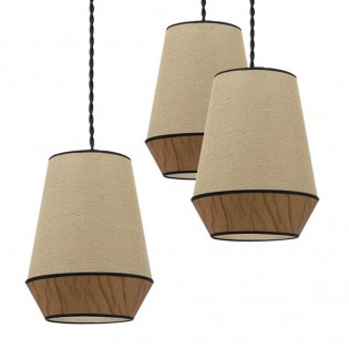 Lámpara colgante Campana (3 Luces)
