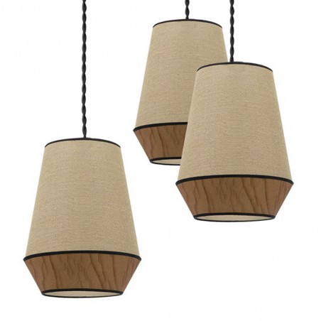 Lámpara colgante Campana (3 Luces)