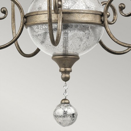 Lámpara de araña Rosalie II (5 luces)