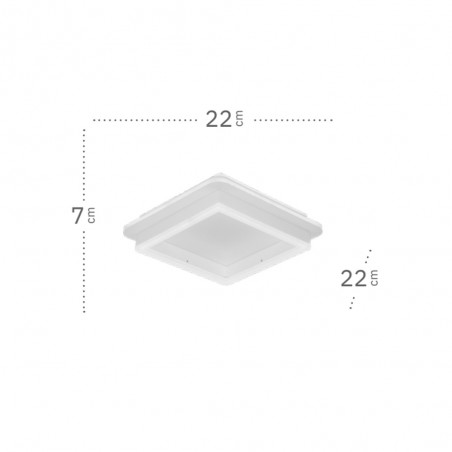 Plafón de techo LED Elma (41W)