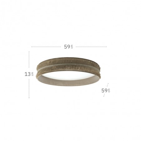 Plafón de techo LED Kala (96W)