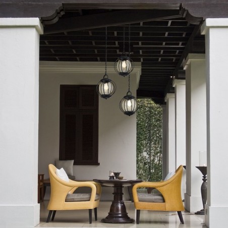 Lámpara colgante de exterior Vandalia M