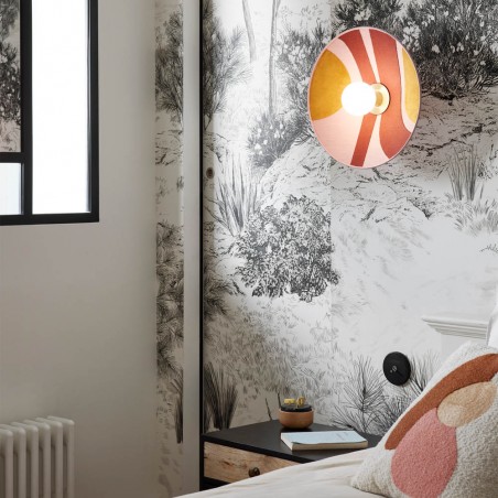 Aplique de pared Seventies Rose 40