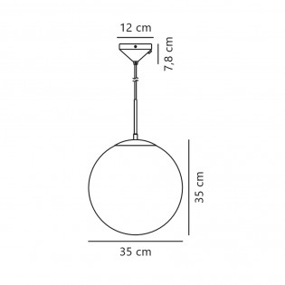 Lámpara colgante Grant 35