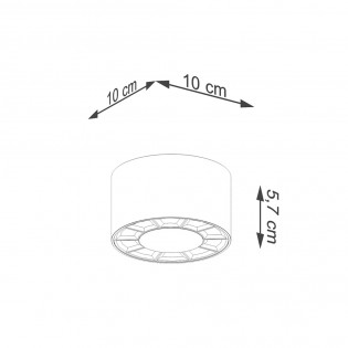 Foco de techo LED Dio (10W)