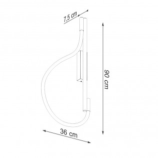 Aplique de pared LED Galakse (10W)