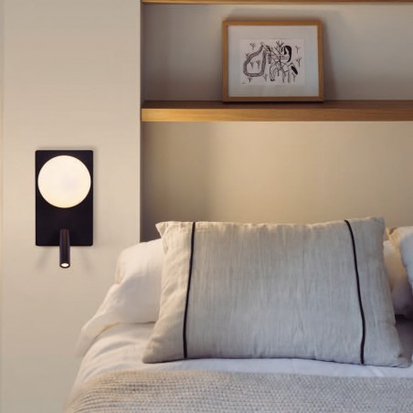 Aplique con lector LED Glos (3W)