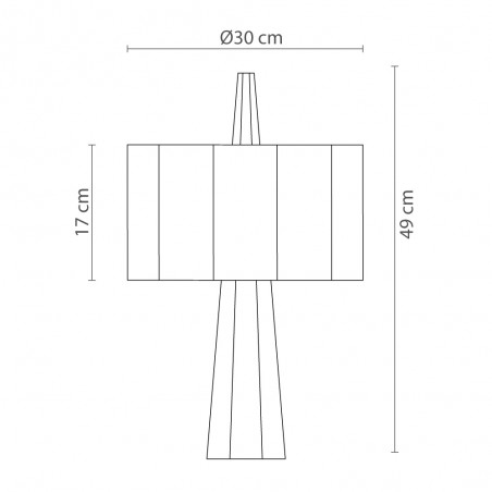 Lámpara de mesa Rain