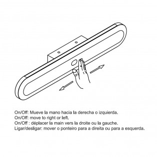 Aplique de pared LED Beto Sensor (22W)
