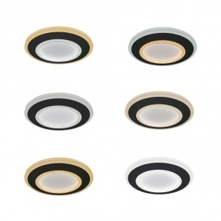 Downlight empotrable LED Halo Negro 3CCT (24W)