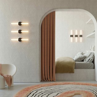 Aplique de pared LED Roos...