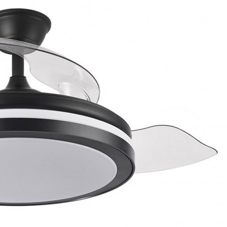 Ventilador LED con aspas retráctiles Esparta Plus CCT (72W)