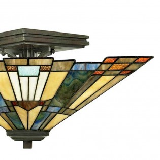 Plafón de techo Tiffany Inglenook