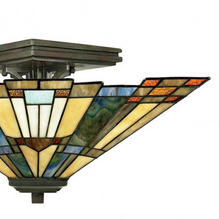 Plafón de techo Tiffany Inglenook