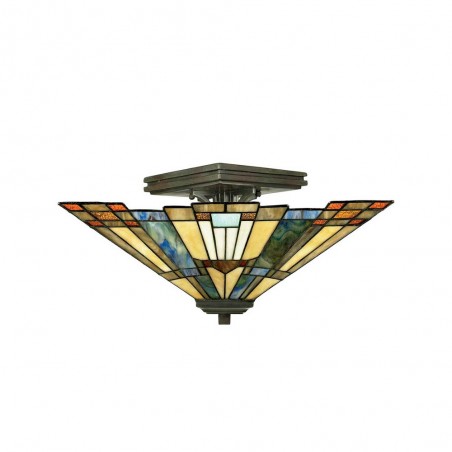 Plafón de techo Tiffany Inglenook