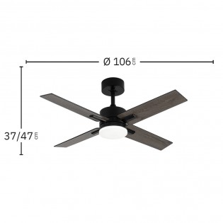 Ventilador LED aspas reversibles Talco CCT (20W)