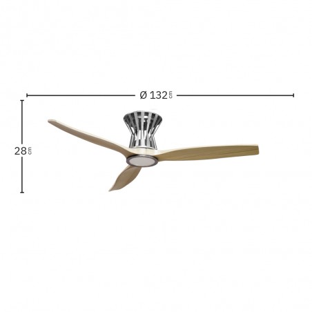 Ventilador de techo LED Baltir CCT Dim (18W)