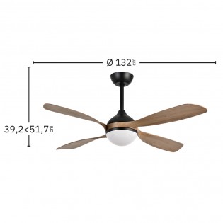 Ventilador de techo LED Livorno CCT II (30W)