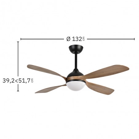 Ventilador de techo LED Livorno CCT II (30W)