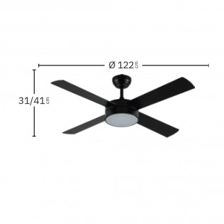 Ventilador de techo LED Nevery CCT (26W)