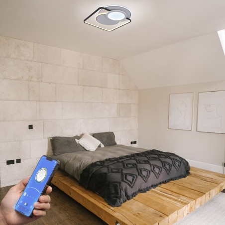 Plafón de techo LED Cora CCT Smart (82W)