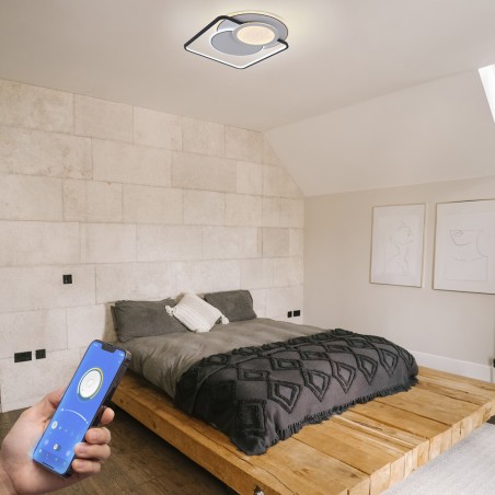 Plafón de techo LED Cora CCT Smart (82W)