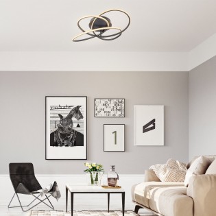 Plafón de techo LED Panda...