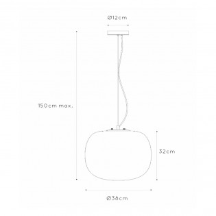 Lámpara colgante Elysee