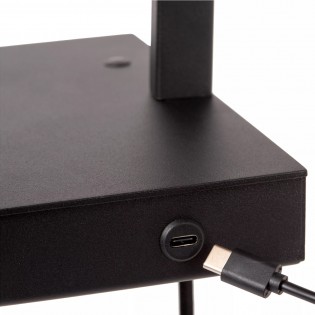 Aplique de pared con repisa y USB Gregory