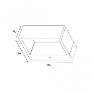 Aplique de pared de exterior LED Goa (6.5W)