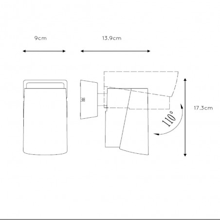 Aplique de exterior LED Manal (13W)